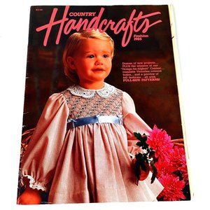 Country Handcrafts Magazine August September 1985 40 Various Craft Projects
